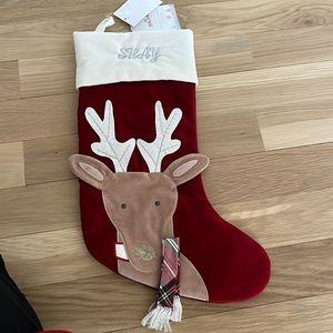 Pottery Barn reindeer stocking w/ Shay personalization.